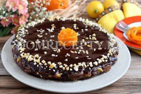 Шарлотка с апельсинами